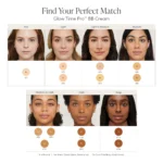 Glow Time Pro BB Cream Shades chart
