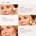 Glow Time Stick Bronzer applying