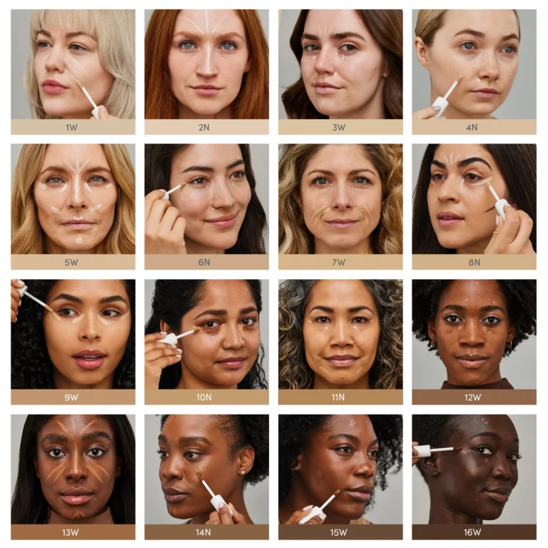 PureMatch shade palette