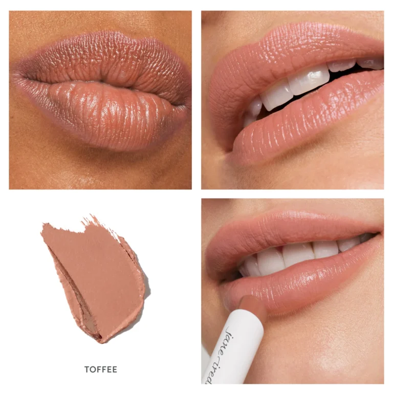 ColorLuxe cream lipstick Toffee lips