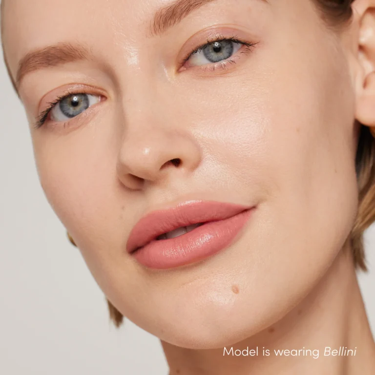 ColorLuxe cream lipstick shade Bellini model