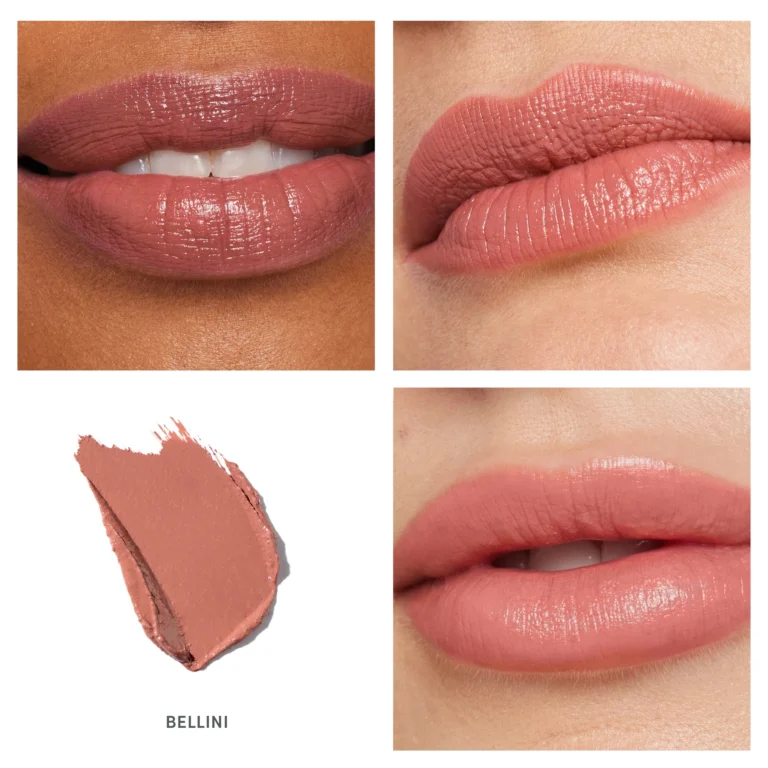 ColorLuxe cream lipstick shade Bellini lips