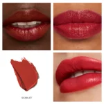 ColorLuxe cream lipstick shade Scarlet lips