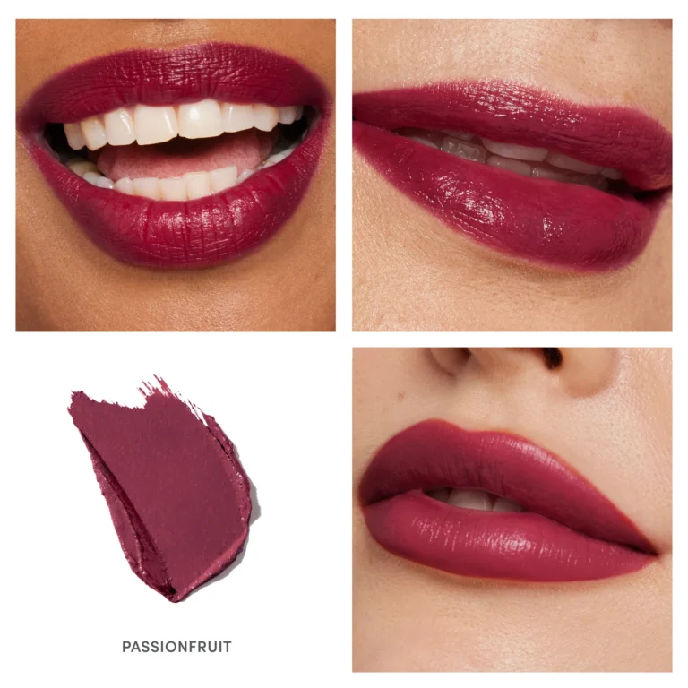 ColorLuxe cream lipstick Passionfruit lips