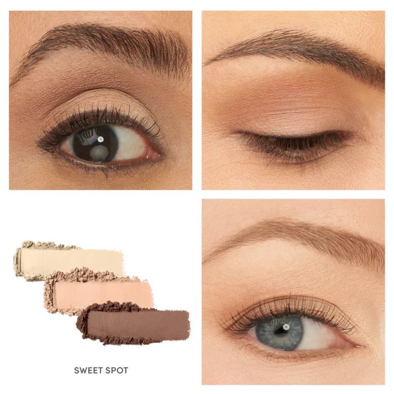 jane iredale PurePressed eye shadow trio Sweet Spot eyes