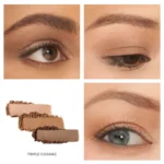jane iredale PurePressed eye shadow trio Triple Cognac eyes