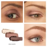 jane iredale PurePressed eye shadow trio Pink Quartz eyes