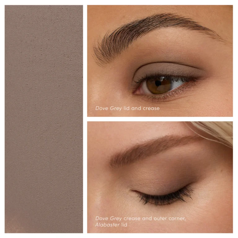 Jane iredale ColorLuxe eye shadow stick Dove Grey eyes